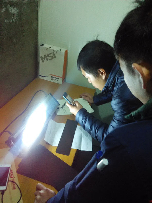 客戶檢查我公司X射線探傷資料。